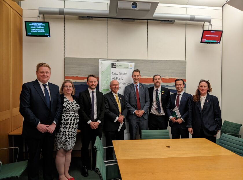 MPs attend the launch of the APPG on New Towns